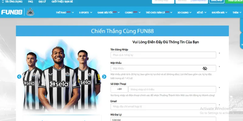 Nhà cái có nhiều chương trình ưu đãi Fun88
